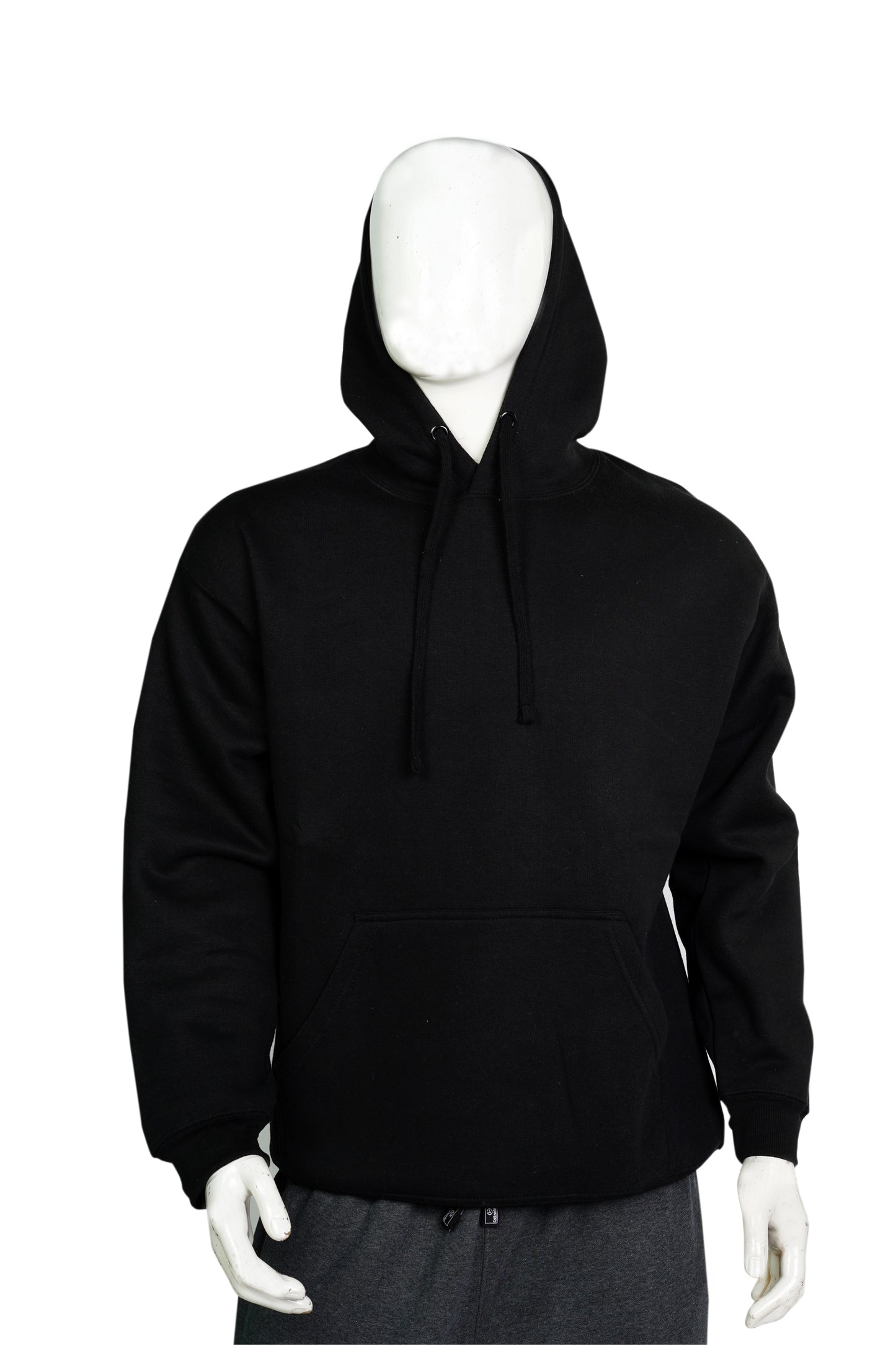 Cotton World black fleece Pullover Hoodie