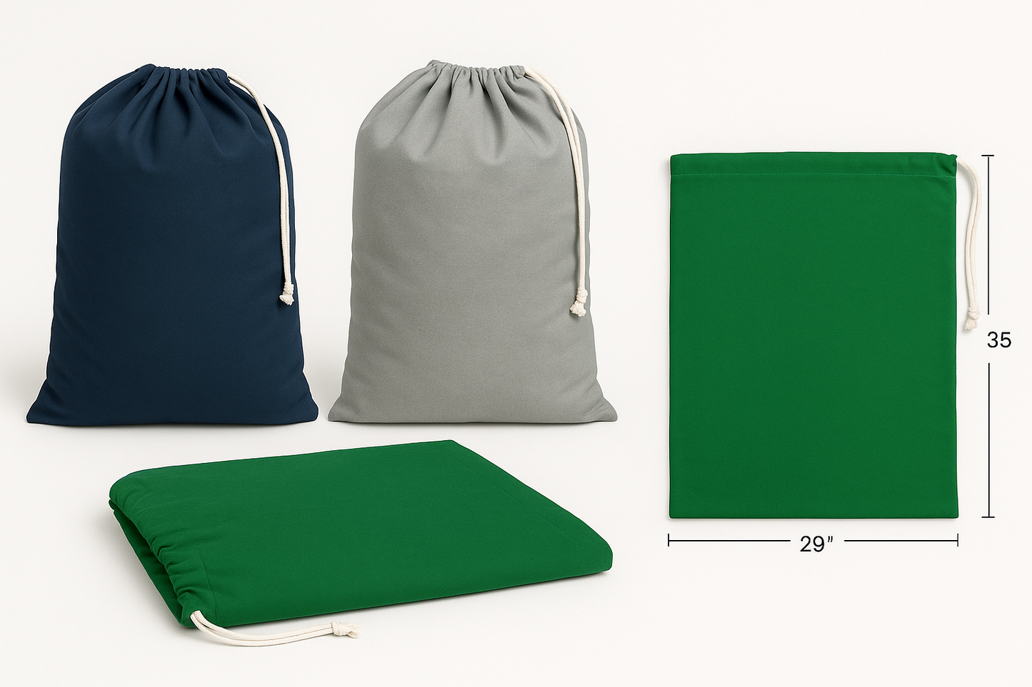 Cotton World Colored Laundry Bags (29" X 35")