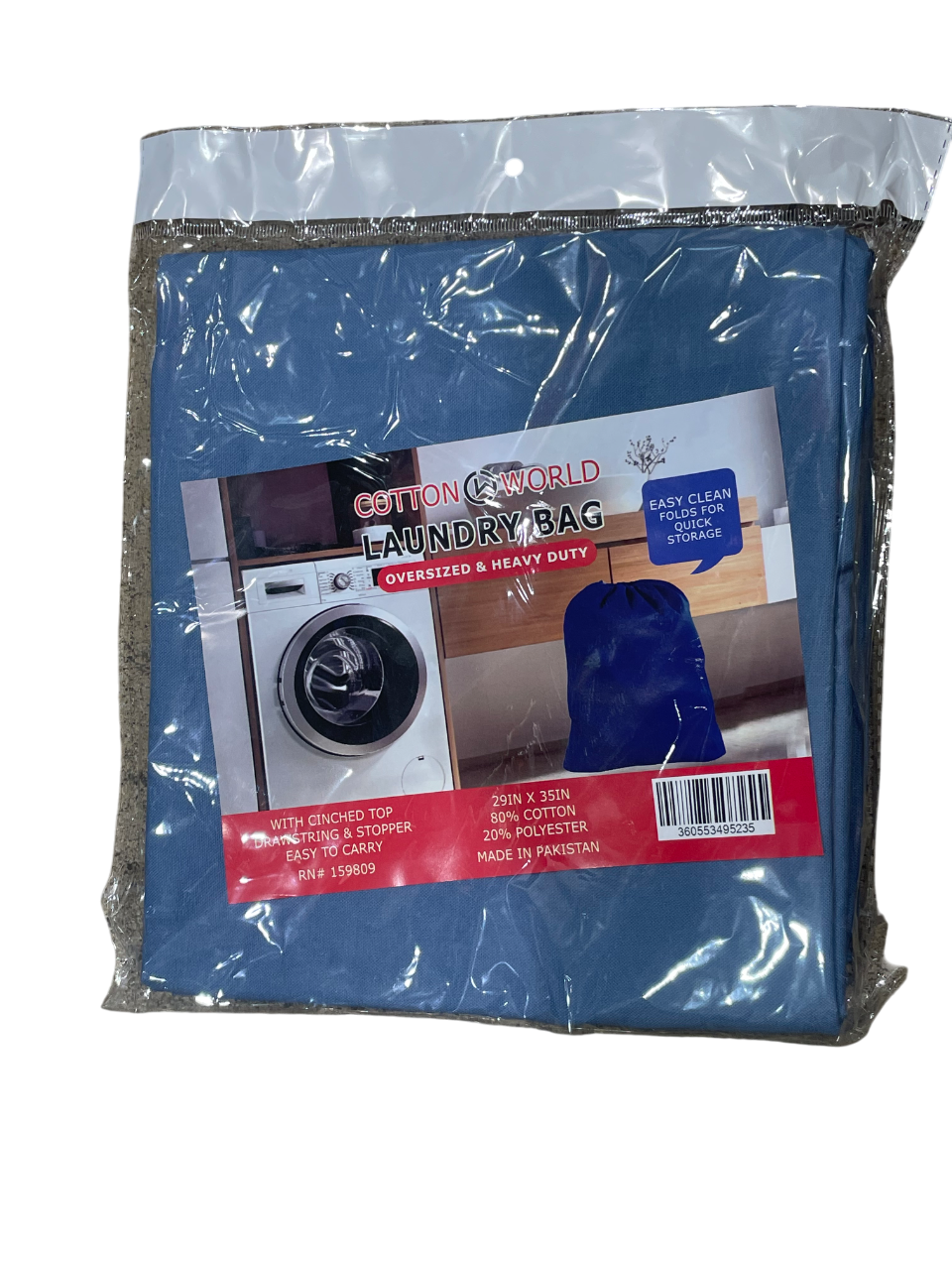 Cotton World Colored Laundry Bags (29" X 35")