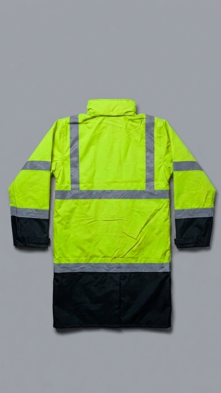 Hi-Vis Waterproof Safety Raincoat