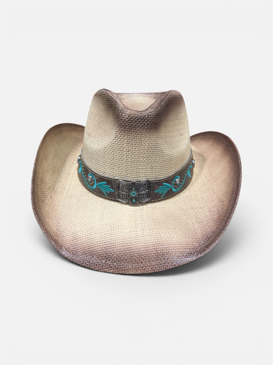 Faded Design Mexican Cowboy Hat