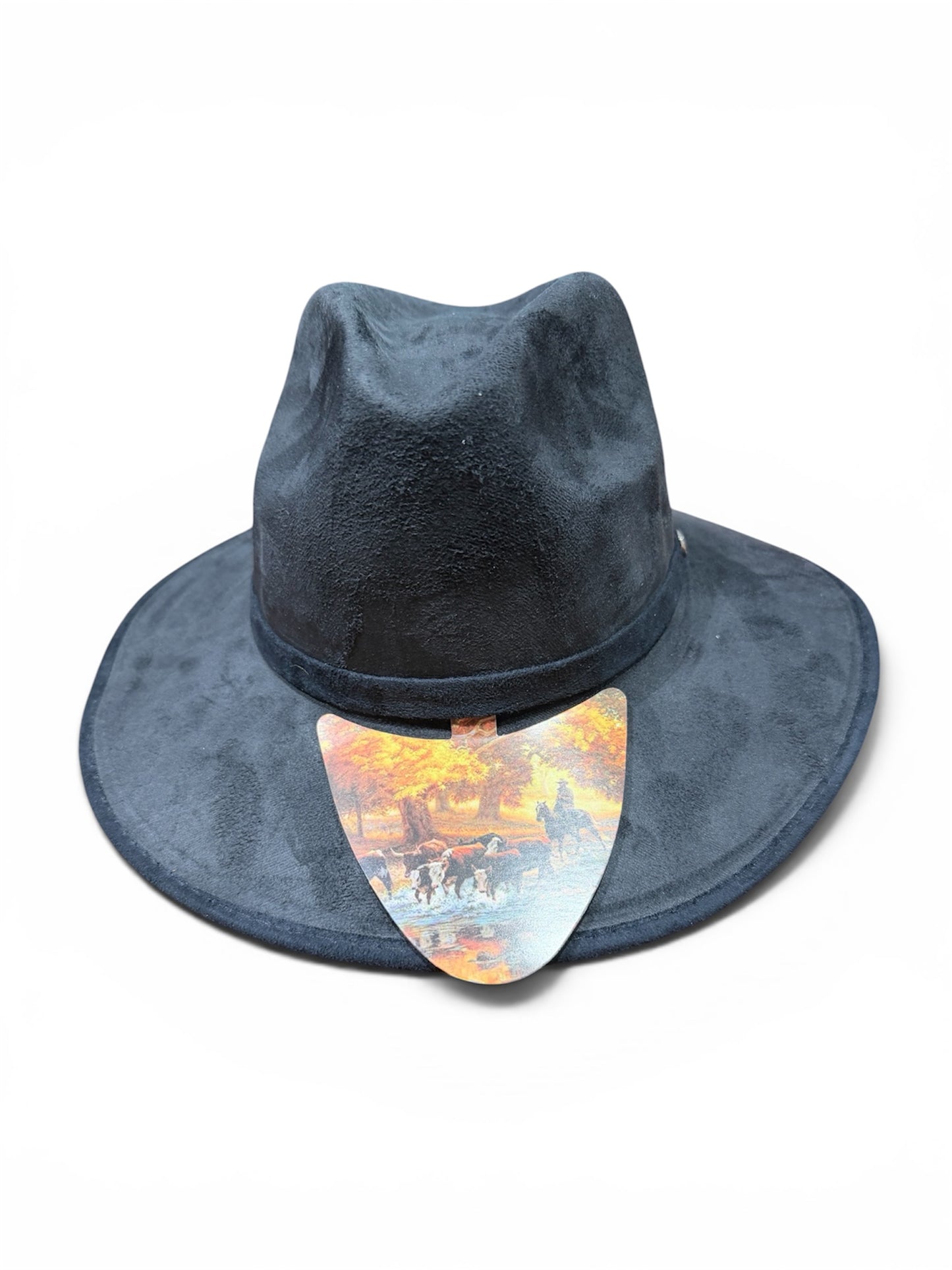 Black Soft and Round Mexican Cowboy Hat