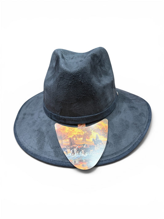 Black Soft and Round Mexican Cowboy Hat
