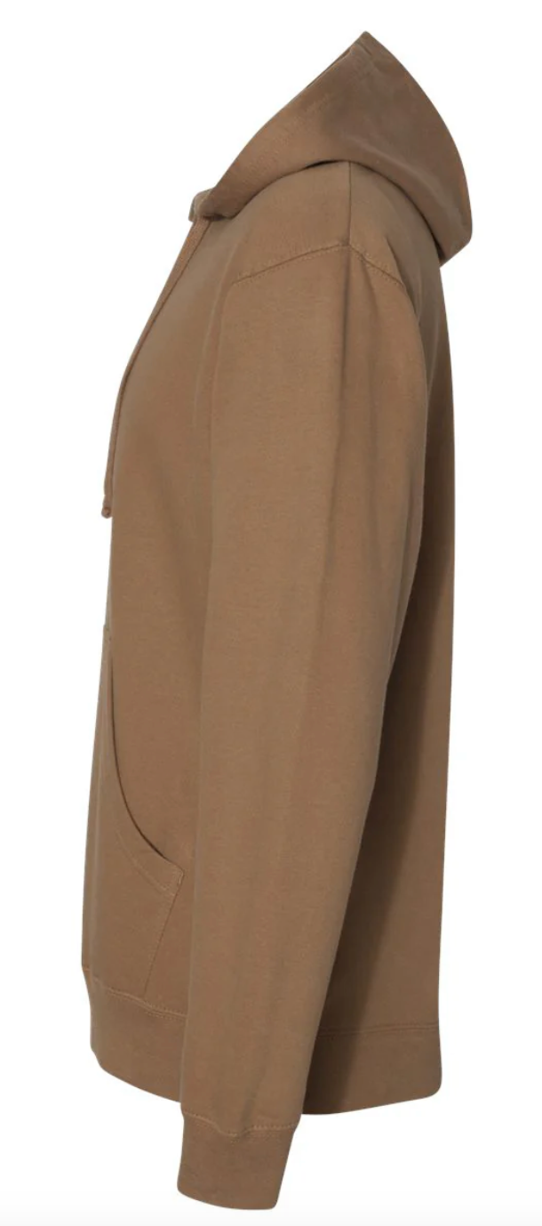 Mid weight Pullover Hoodie (Saddle)