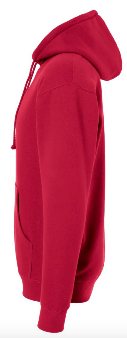 Mid Weight Pullover Hoodie (Red)