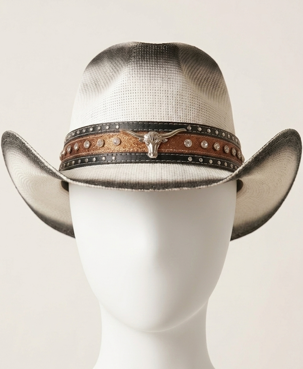 Bull Design Mexican Cowboy Hat
