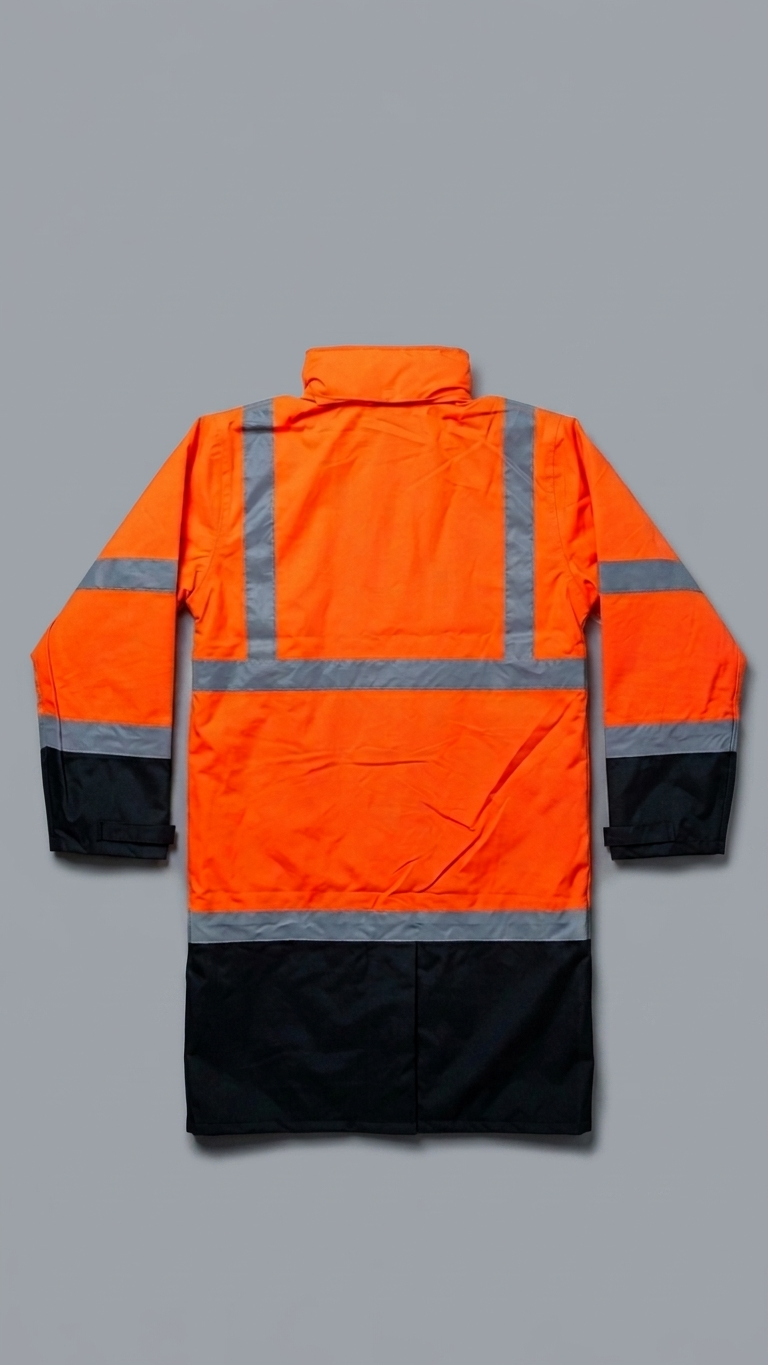 Hi-Vis Waterproof Safety Raincoat