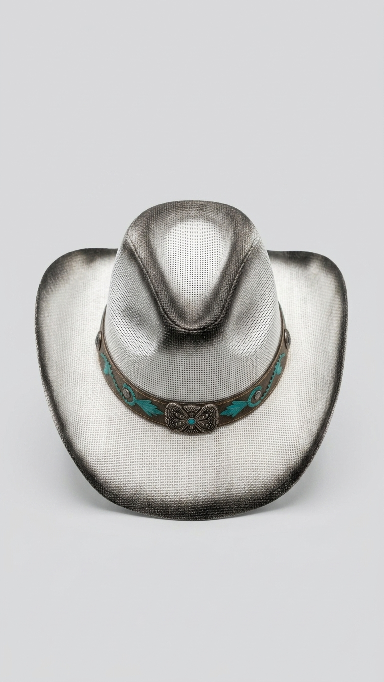 Faded Design Mexican Cowboy Hat