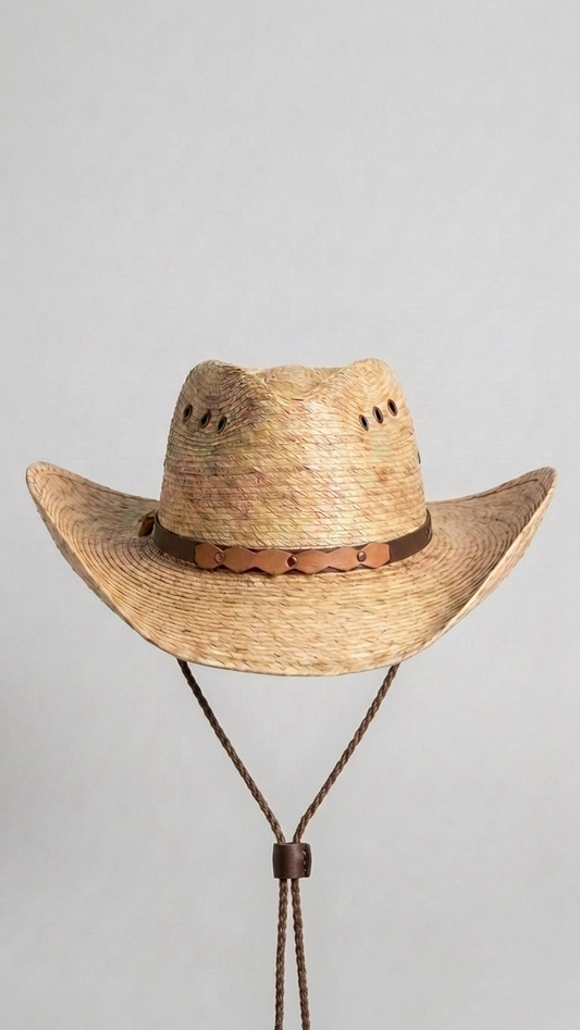 Plain Straw Cowboy Hat