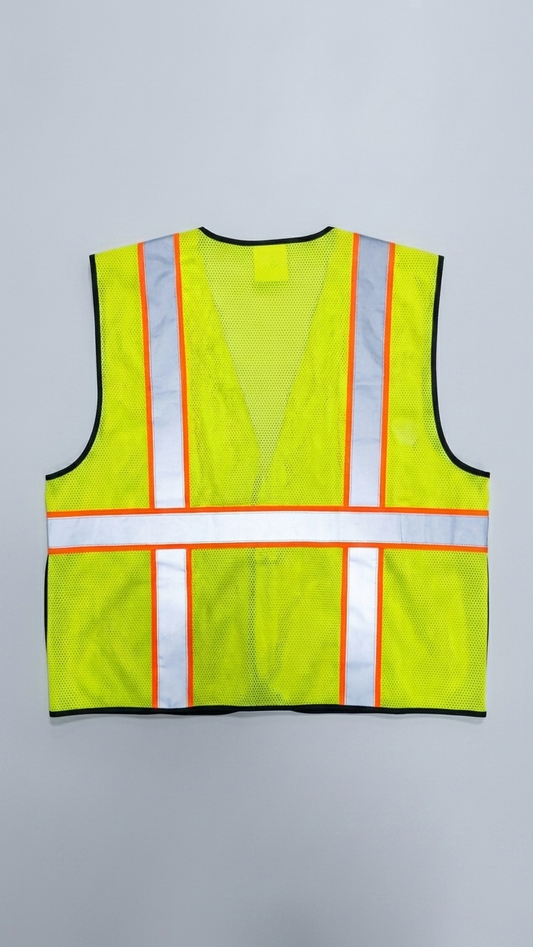 Safety Green Hi-Vis 2-Tone Vest Class 2