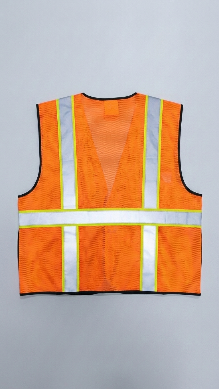 Safety Orange Hi-Vis 2-Tone Vest Class 2