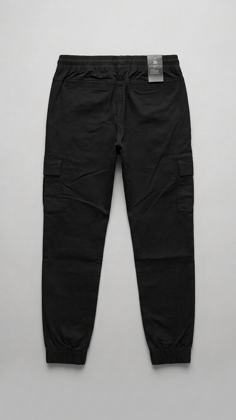 Cotton Cargo Jogger Pants