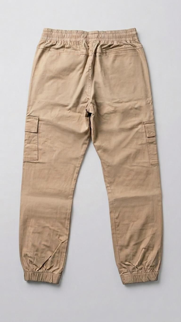 Cotton Cargo Jogger Pants