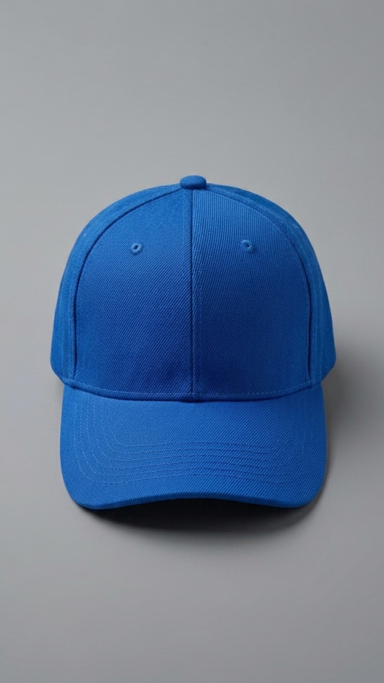 royal Blue baseball cap on a gray background