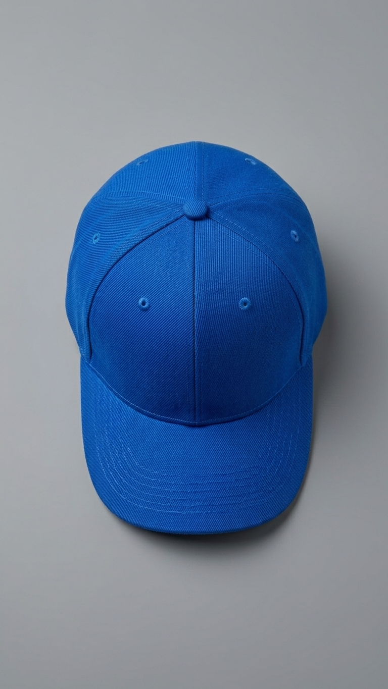 royal Blue baseball cap on a gray background