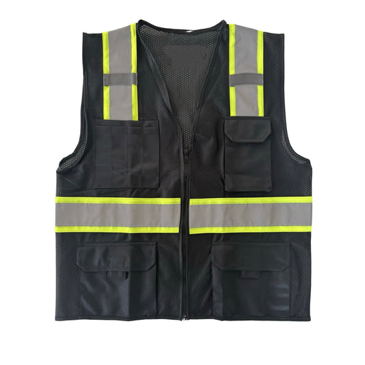 black color safety vest