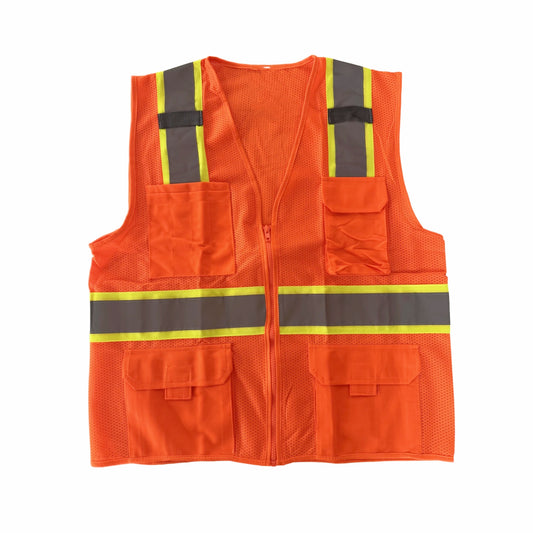 orange color safety vest